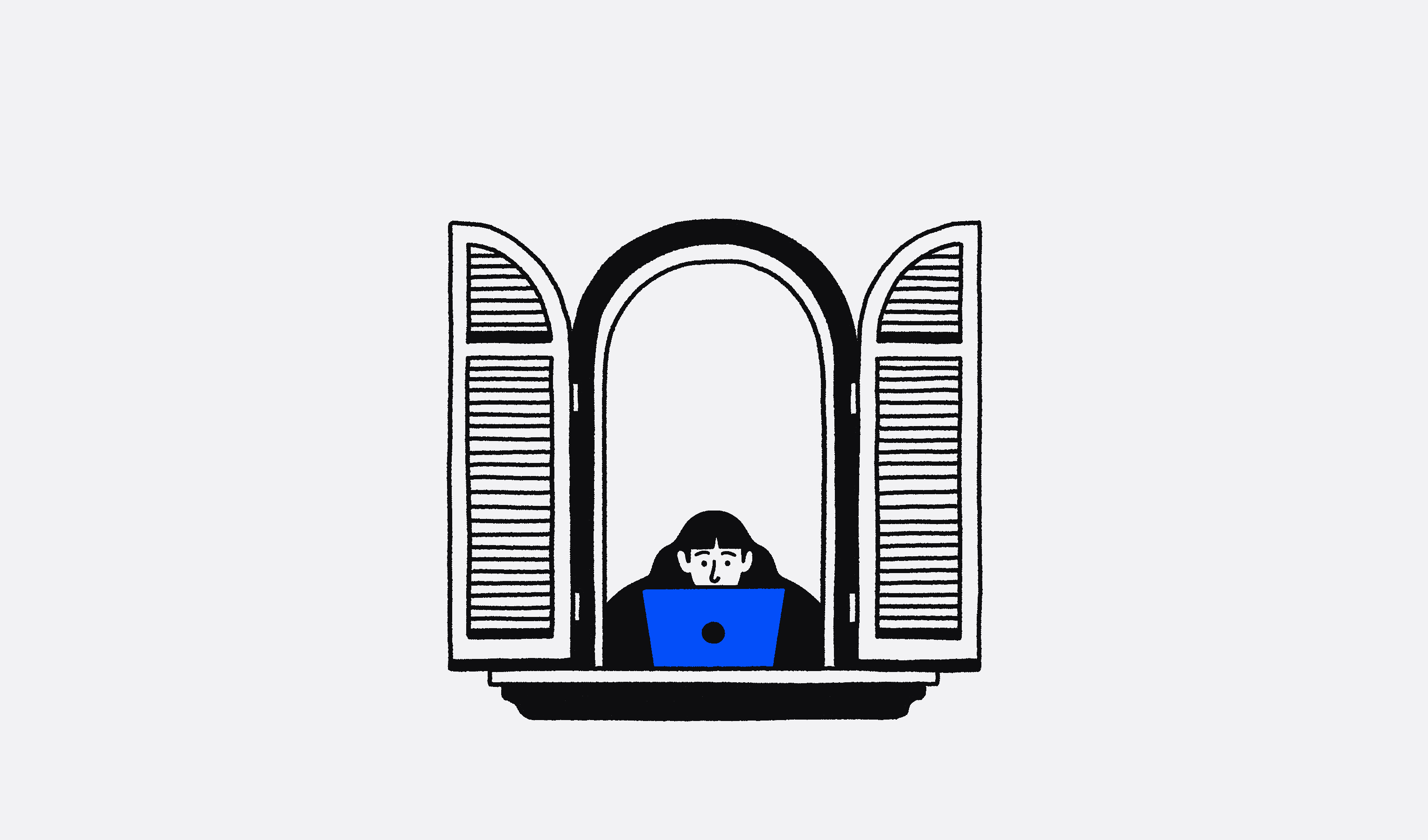 Work Anywhere design illustration procreate