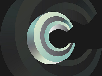 C 3d awesome brand branding c great illustrator lettermark logo minimal minimalist modern symbol vector