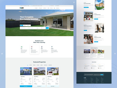 Square - Real Estate Website Redesign animation apartement architecture building home page house landing page properties property real estate real estate agency real estate website realestate residence ux ui web design website website design