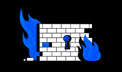 Firewall design illustration procreate