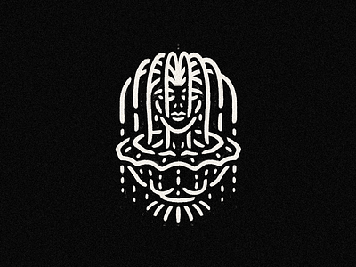 The Unconscious' Fountain ✦ Symbol branding eureka fountain freud god head illustration insight lacan logo logodesign logotype meditation mindfullness mystic psyche psychology transcendence unconscious water