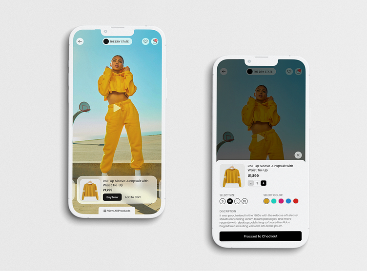 Video Shopping App - UI Design by Abhishek Suryavanshi on Dribbble