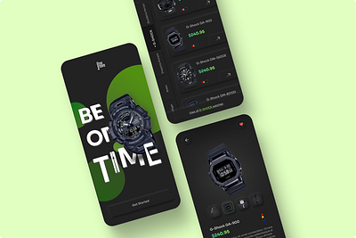 App for Multibrand Watch Store dark theme design figma interactive prototypes mockups productdesign prototypes ui user experience user interface design watch store app wirefraes