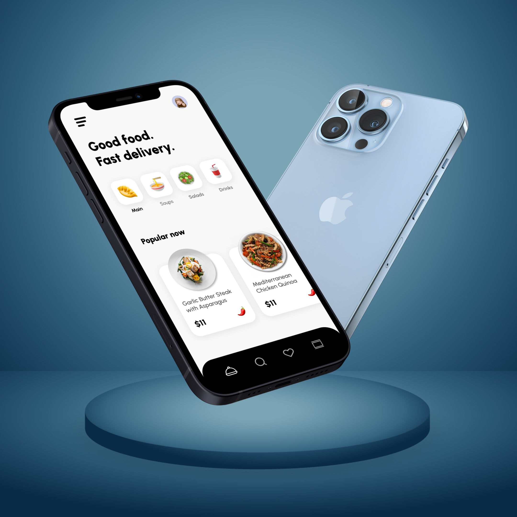 Example of Mobile Application UI