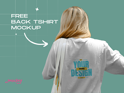 Back Artistry: Stylish T-Shirt Mockup design free mockup freebie freebies graphic design illustration logo mockup mockups