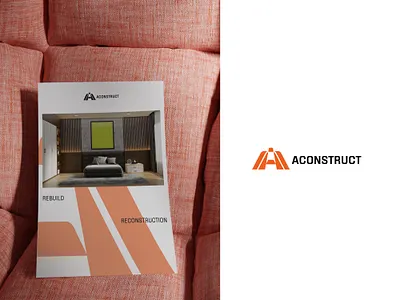 Aconstruct Logo Identity branding brandmark construction design graphic design illustration lettermark logo logoconstruction logodesign logogram mockup poster ui vector