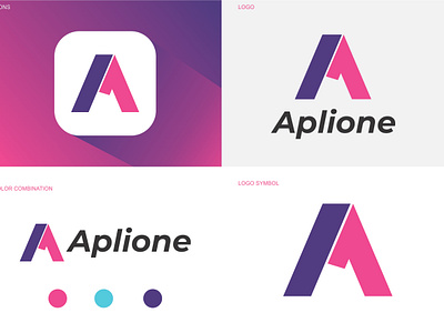 Aplione logo design a1 logo abobe illustrator aplione branding design graphic design logo minimalist unique design vector