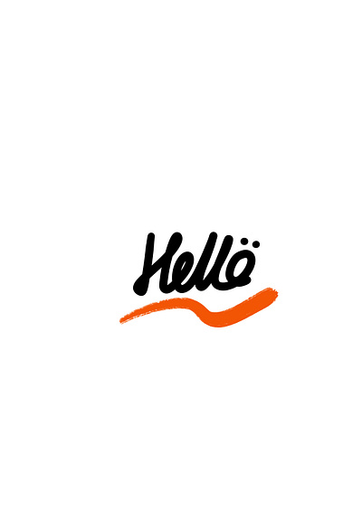 hello ：） font logo