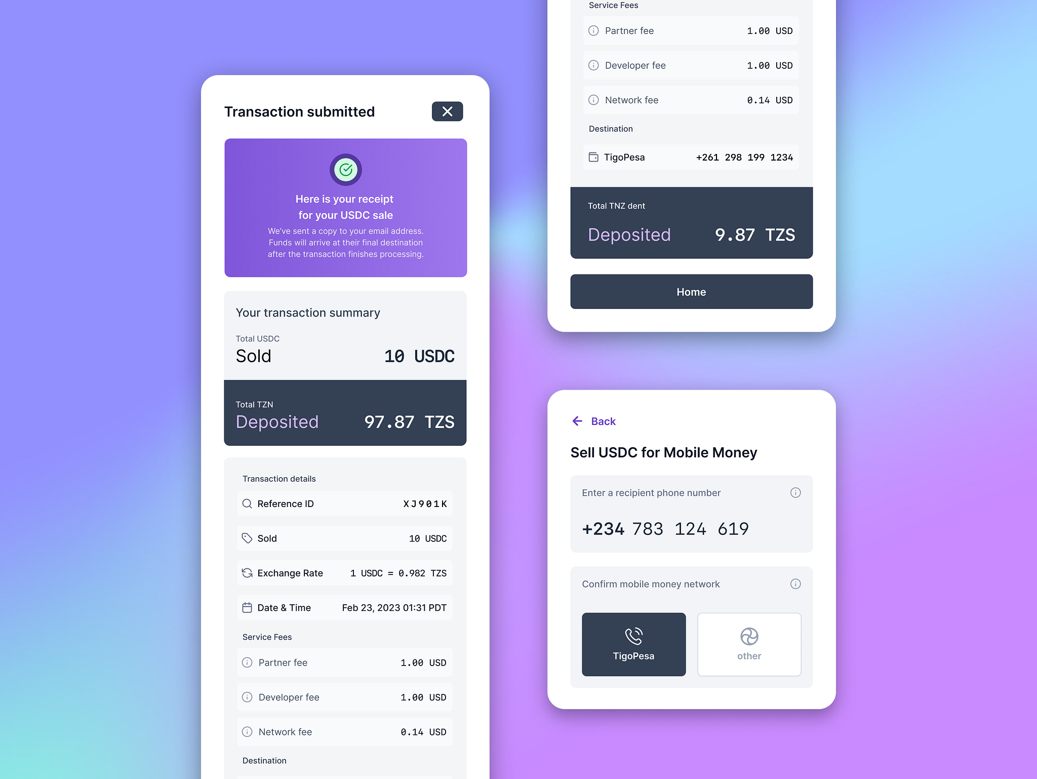 Umoja Money - Transaction Receipts by Jon Lewis on Dribbble