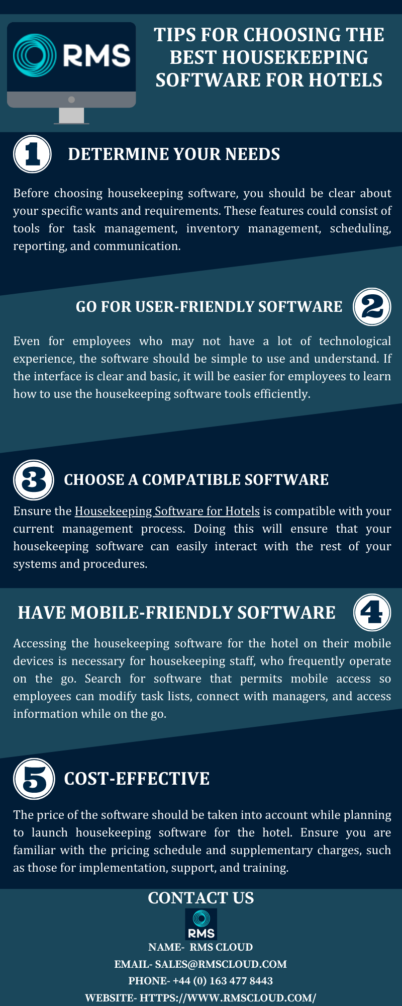 Tips for choosing the best housekeeping software for hotels by RMS