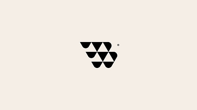 Triangle logo abstract black branding business creative design geometric graphic design illustration logo logofolio love modern portfolio sale style triangle vector wing