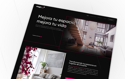 MAGION+ Website Redesign design graphic design landing page ui web web design