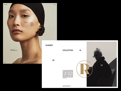 TypoMonday Week N° 22 - 01 design editorial fashion interaction interface jewelry layout minimalistic typography webdesign