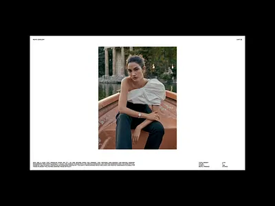 TypoMonday Week N° 21 - 04 design editorial fashion interface layout minimalistic typography ui webdesign