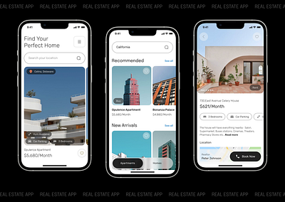 Real Estate App Ui app app design app ui app ui design real estate app real estate ui ui ui design uiux user interface