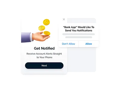 Prompting for Push Permissions animation inapp ios message messaging mobile onesignal