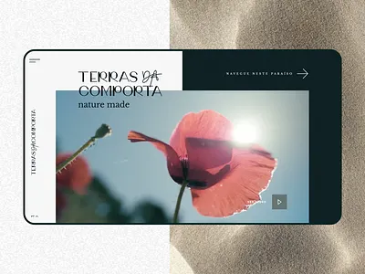 Terras da Comporta branding design ui ux web website