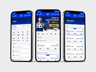 eWinner Sports Betting app betting design mobile sport ui ux uxui