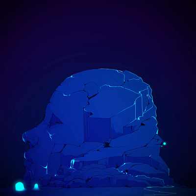 Giant Head 2d 2danimation aftereffect animation art artist design drawing illustration motion graphics