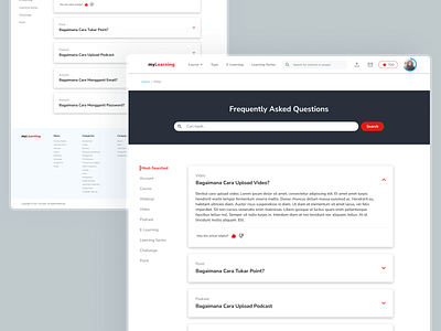 myLearning - Web Design design desktop faq page startup typography ui ui design ui ux uidesign uiux ux ux design uxdesign uxui web web design webdesign website website design