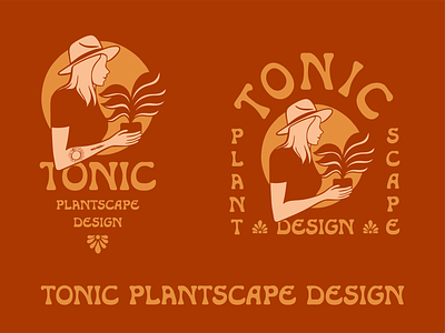 Rebrand for Plant Design Studio badge brand brand identity branding desert design graphic design illustration logo plants rebrand southwest typography
