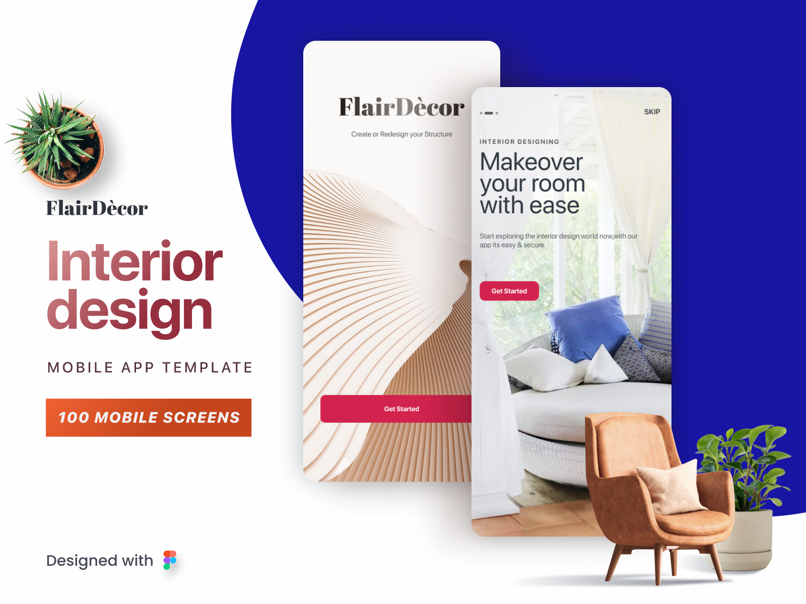 FlairDècor | Mobile App for Interior Decor by Design Studio UI UX on ...