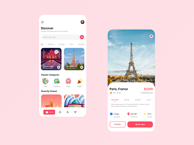 Travel App design itinerary app mobile design travel travel app ui ui design ui ux ux design visual design