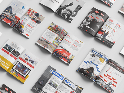 Sponsorship Proposal for Automotive Team branding design graphic design layout magazine proposal