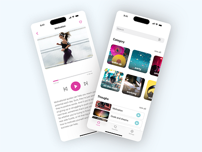 Music app app design ui