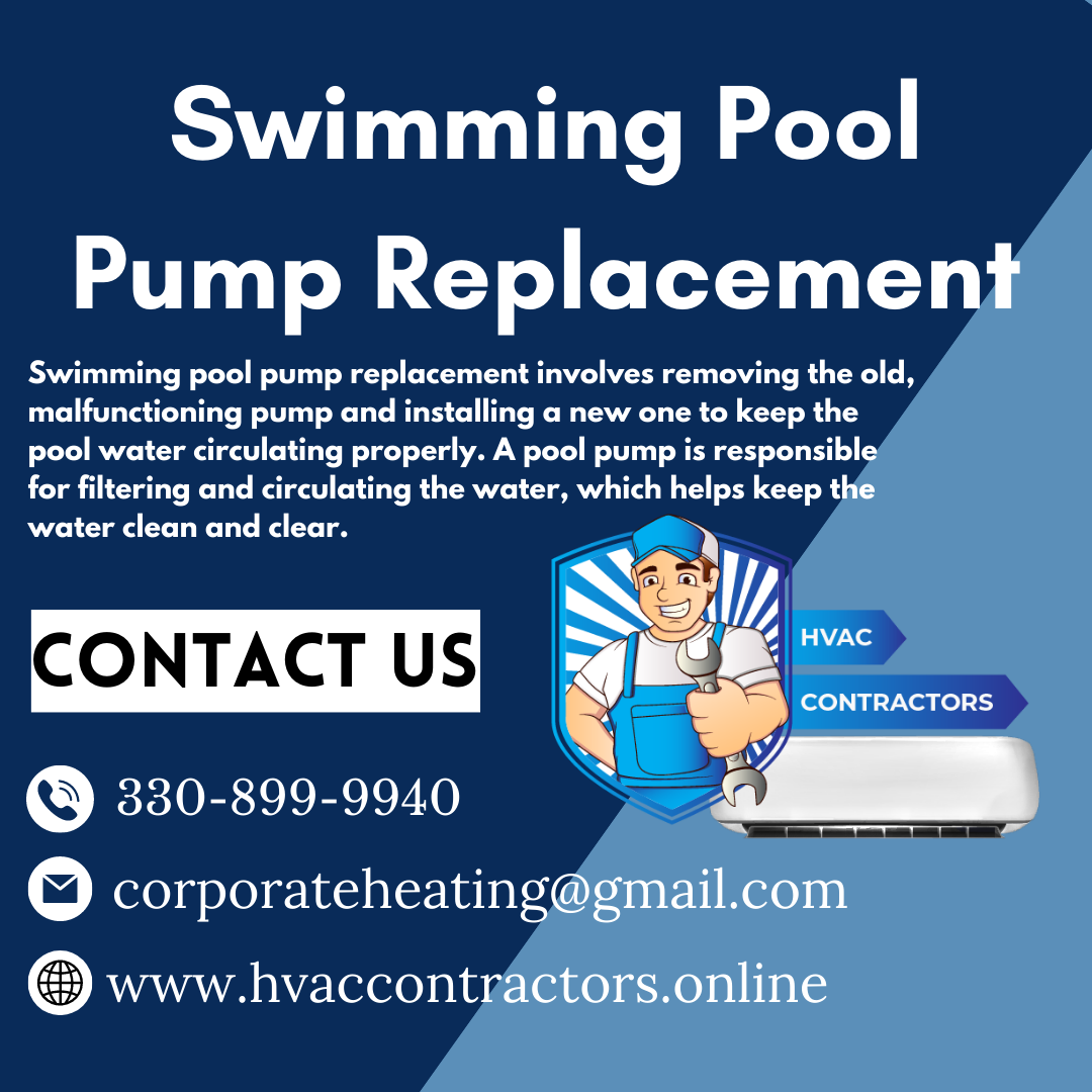 swimming pool pump replacement by Hvac contractors on Dribbble