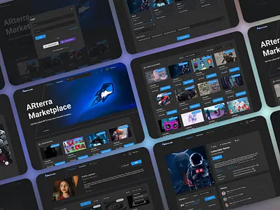 NFT marketplace UX/UI design black blockchain blue crypto design ethereum figmadesign gray home logo mainpage marketplace nft nftmarketplace productdesign saas solidity ui ux website