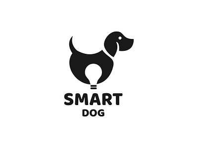 Dog animal combination with bulb animal app branding bulb design dog graphic design icon illustration logo pets smart ui ux vector