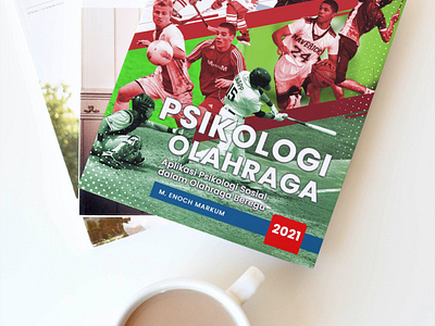 PSIKOLOGI OLAHRAGA tutorial book book branding design graphic design illustration