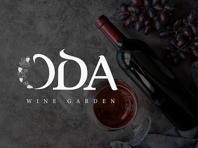 Logo Design for ODA 2d 2d art brand branding creative design digital digital art graphic design identity branding illustration logo modern wine wine brand wine logo