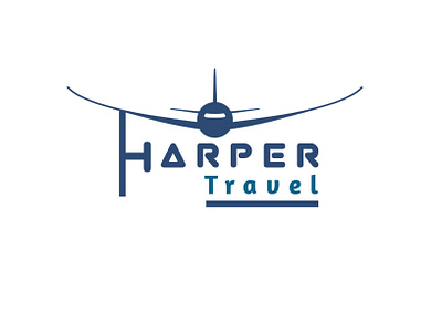 Harper Travel Logo design logo logo design logos