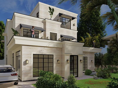 House Exterior Renovation Design 3d 3d architectural rendering architectural exterior rendering architectural house rendering exterior design exterior rendering house exterior