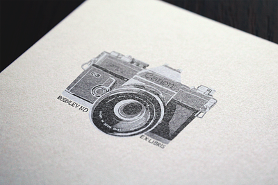 Exlibris Engraving art camera canon engraving exlibris film illustration photo photographer print