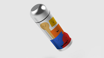 Packaging design for thermos 3d branding colors design guideline identity illustration logo mascot naming nimax thermos vector winner