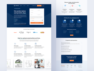 Constructo Website - Inner Page contact form graphic design landing page web design website
