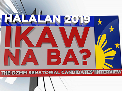 2019 OBB | Ikaw Na Ba :The DzMM Senatorial Candidates' Interview abs cbn adobe photoshop after effects animation branding cinema 4d design dzmm graphic design graphics logo motion graphics obb teleradyo