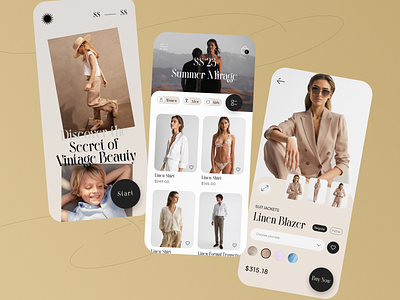 E-commerce - Mobile app app app design e-commerce ecommerce fashion mobile app mobile app design mobile design mobile ui online shop shop