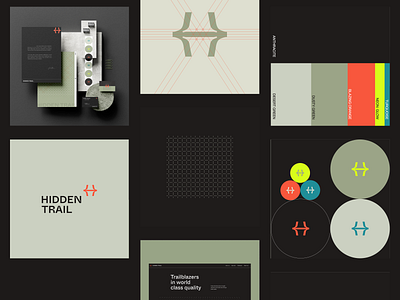 Hidden Trail: Branding | Brand Design | Identity adventure club amsterdam art direction brand design brand identity branding colour palette digital digital design graphic design hide identity instagram layout presentation slides social posts traces typography visual design