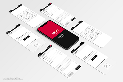 TOOLS - App for Stock Management branding design graphic design illustration logo typography ui ux vector xd
