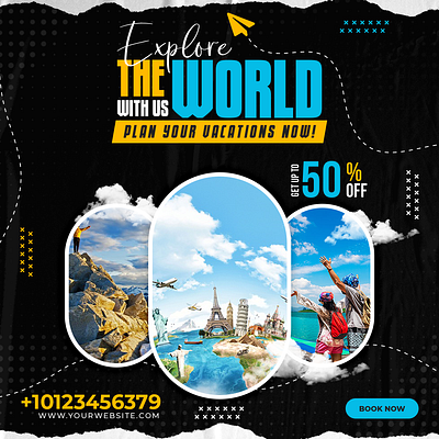 Travel Agency branding design graphic design logo motion graphics posts social socialmedia typography