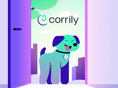 Corrily animation project 2d character design 2d illustration animation animation 2d character animation character design corrily dog dog mascot e commerce explainer explainer animation explainer video finance fintech mascot motion motion graphics pet animation