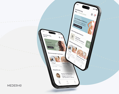 Mobile App Enhancing Connectivity in Aesthetic Clinic Network app concept design mobile mobile app ui ux