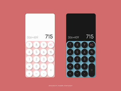 Calc Color app design graphic design ui vector