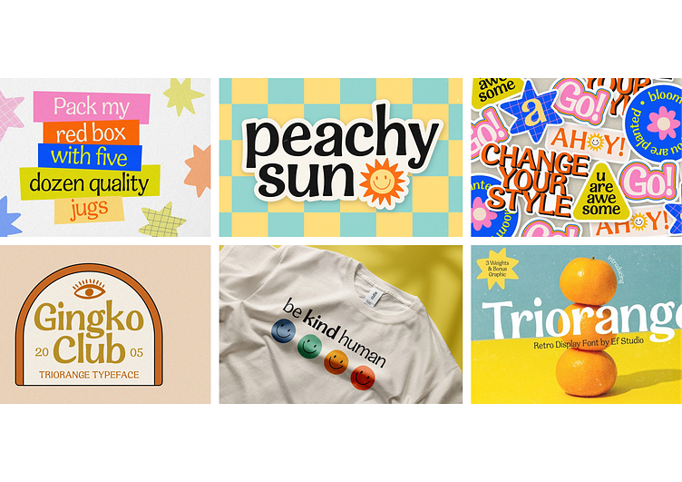 Funky brand design - Font pair challenge by Femina P.U on Dribbble