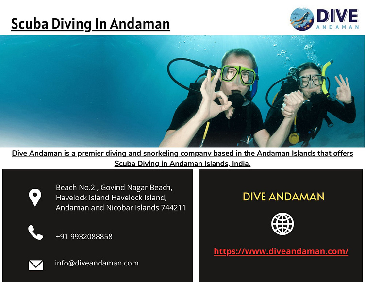 Best Scuba Diving In Andaman by Dive Andaman on Dribbble