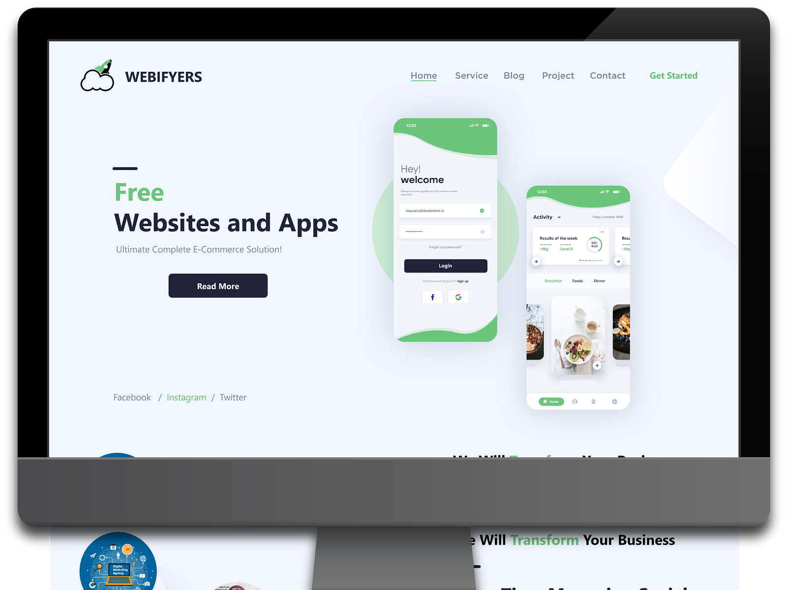 webifyer-webpage-design-by-arslan-tariq-on-dribbble